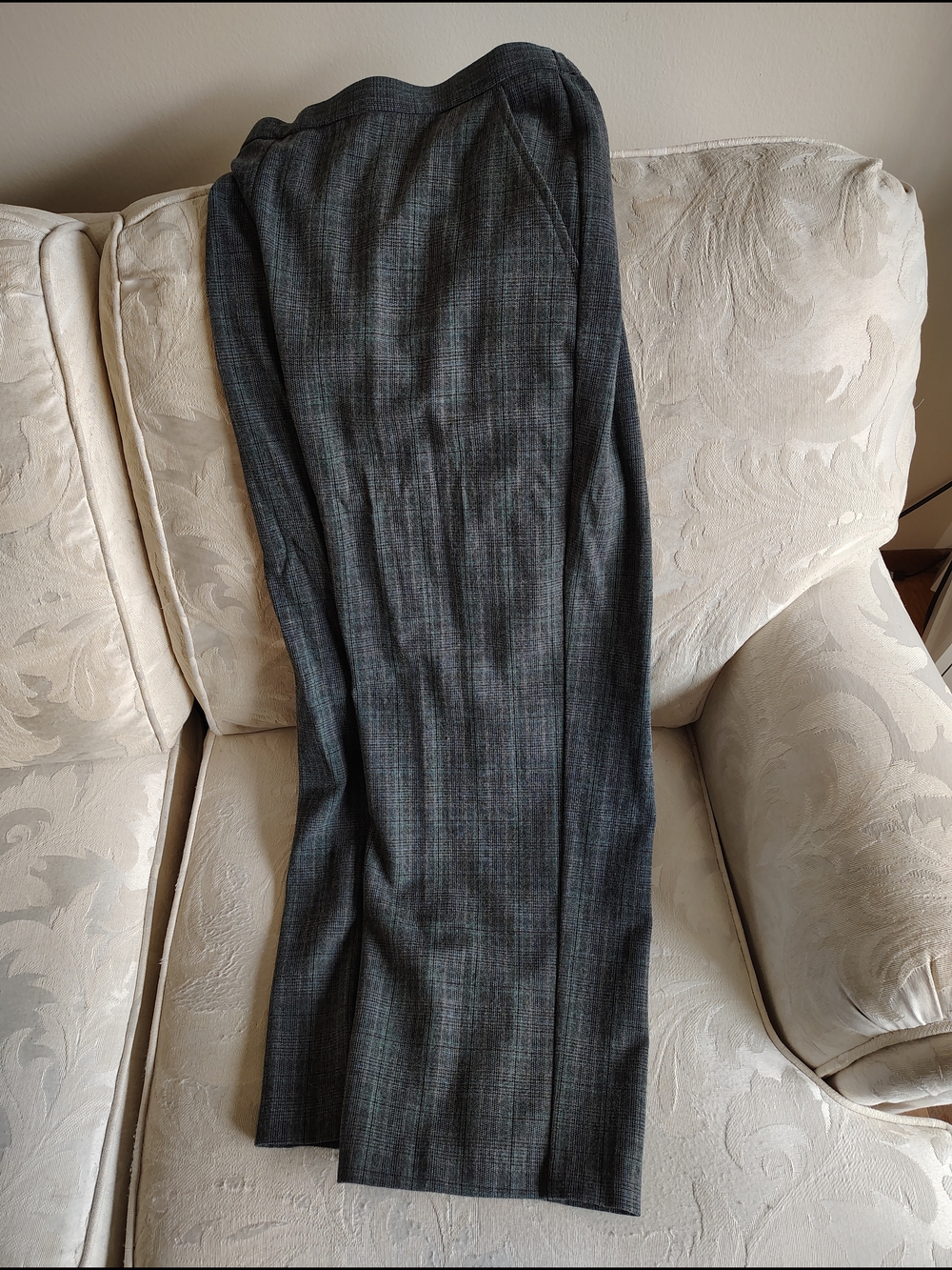 Sag Harbor Gray Plaid Dress Pants